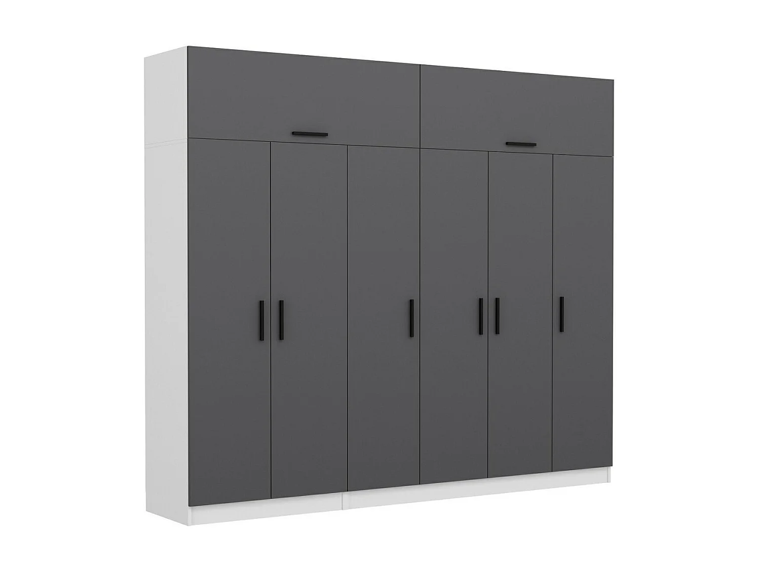 Armario Kale-5148 antracita 270x235x52 cm