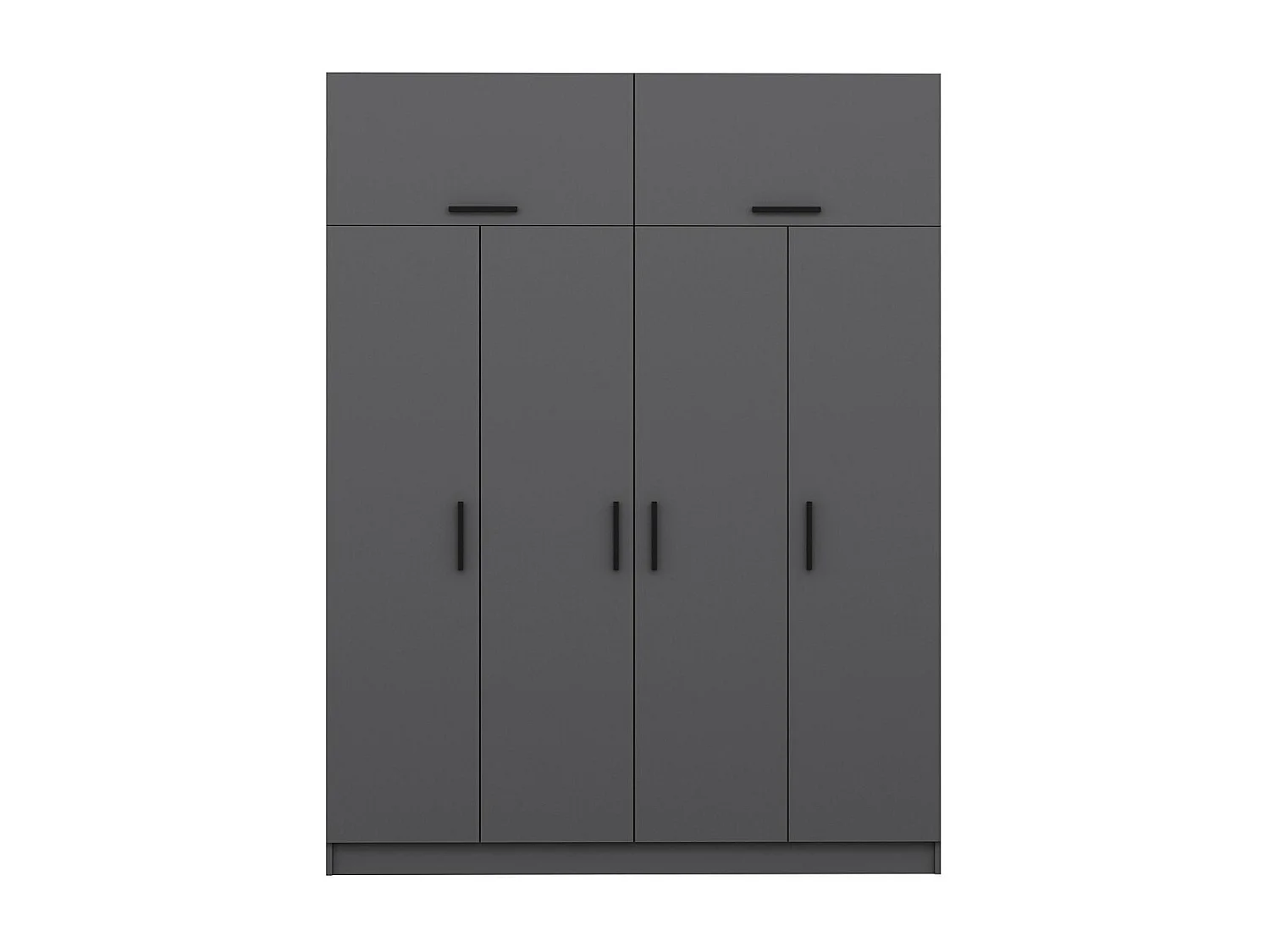 Armario Kale-5173 antracita 180x235x52 cm
