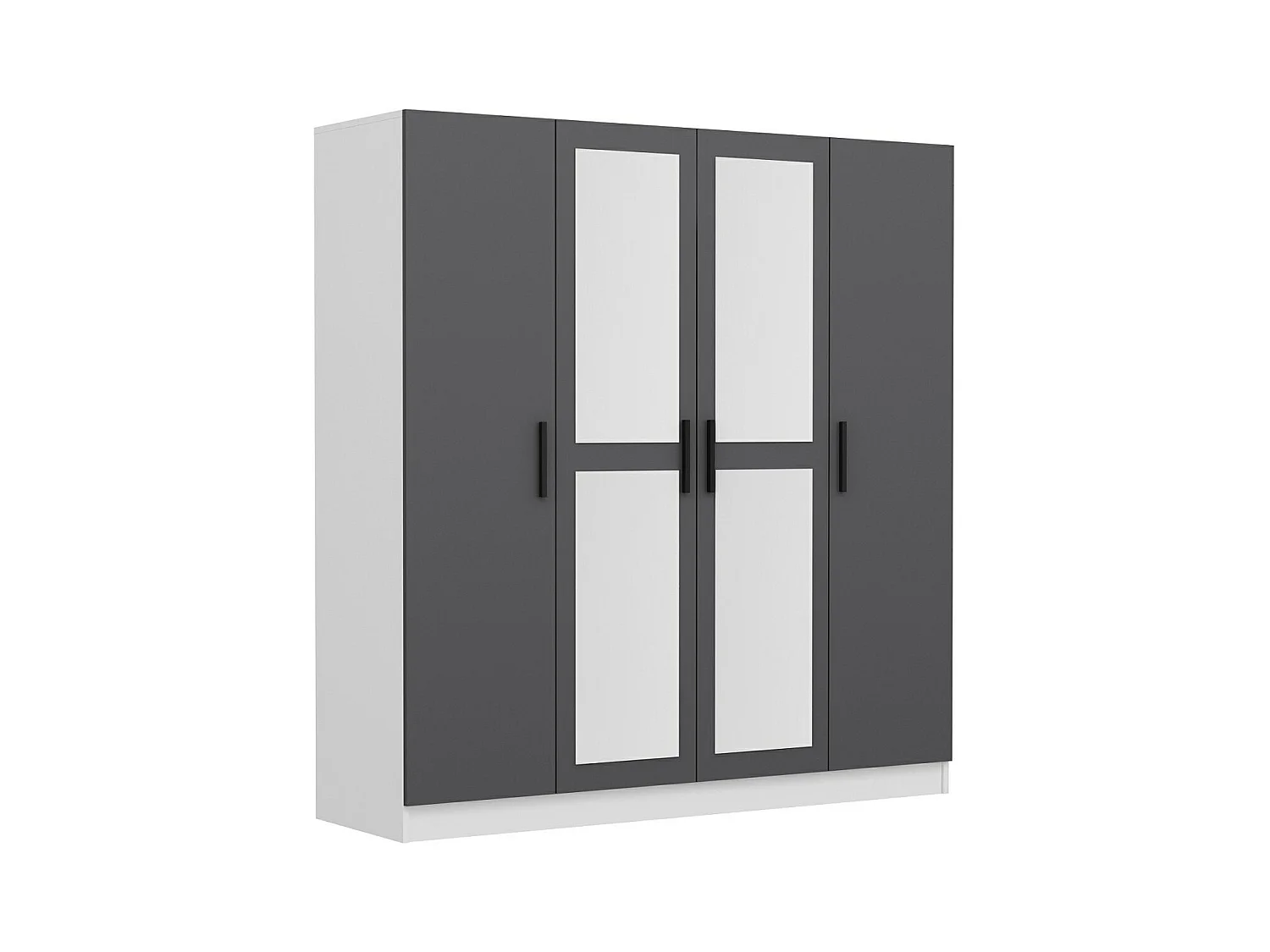 Armario Kale-5061 antracita 180x210x52 cm