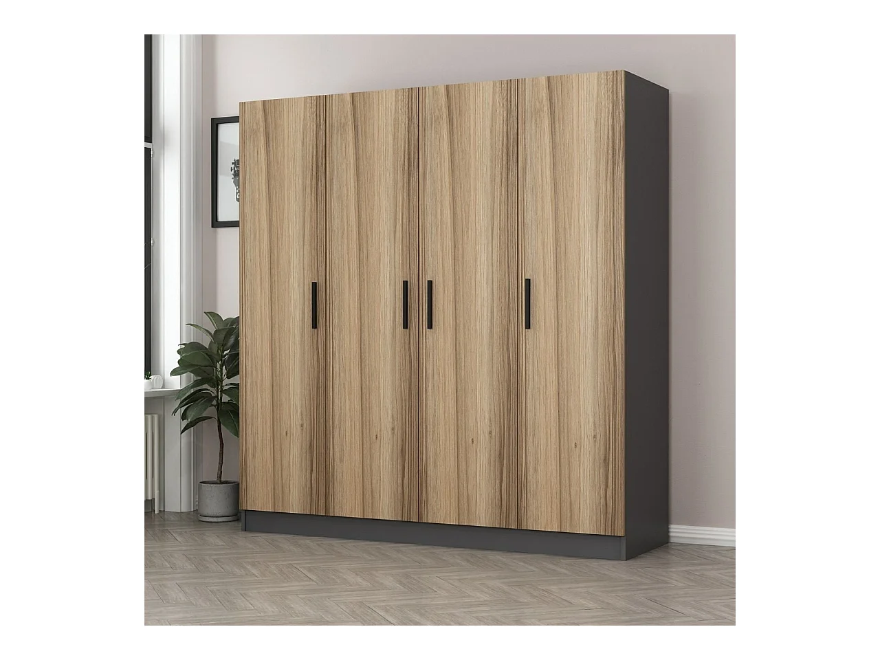 Armario Kale-5105 dore 180x210x52 cm