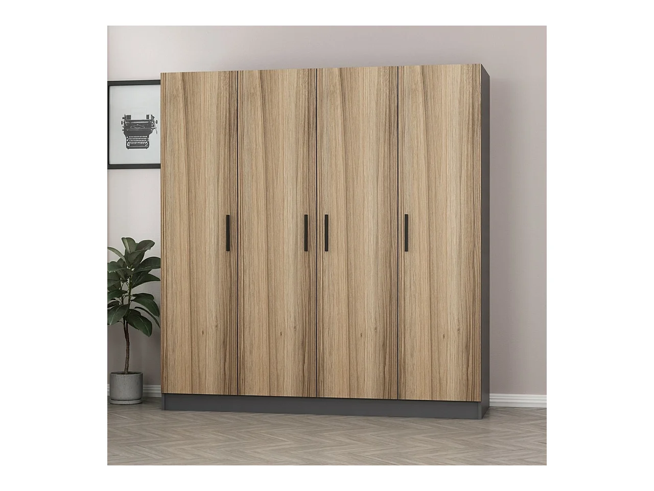 Armario Kale-5105 dore 180x210x52 cm