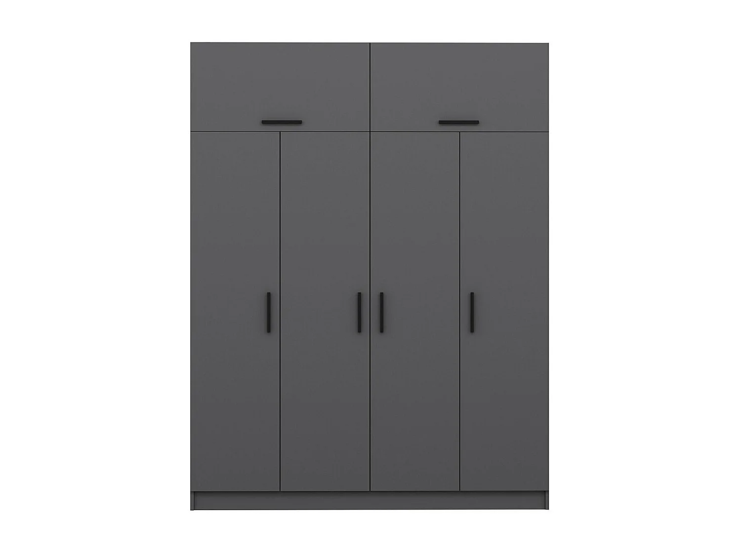 Armario Kale-5264 antracita 180x255x52 cm