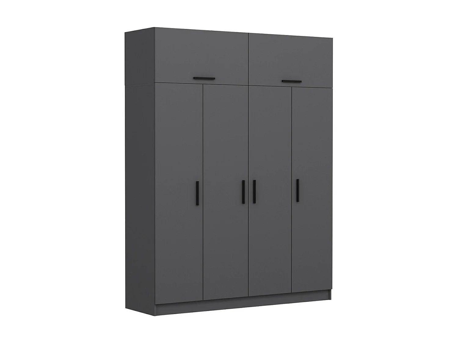 Armario Kale-5264 antracita 180x255x52 cm