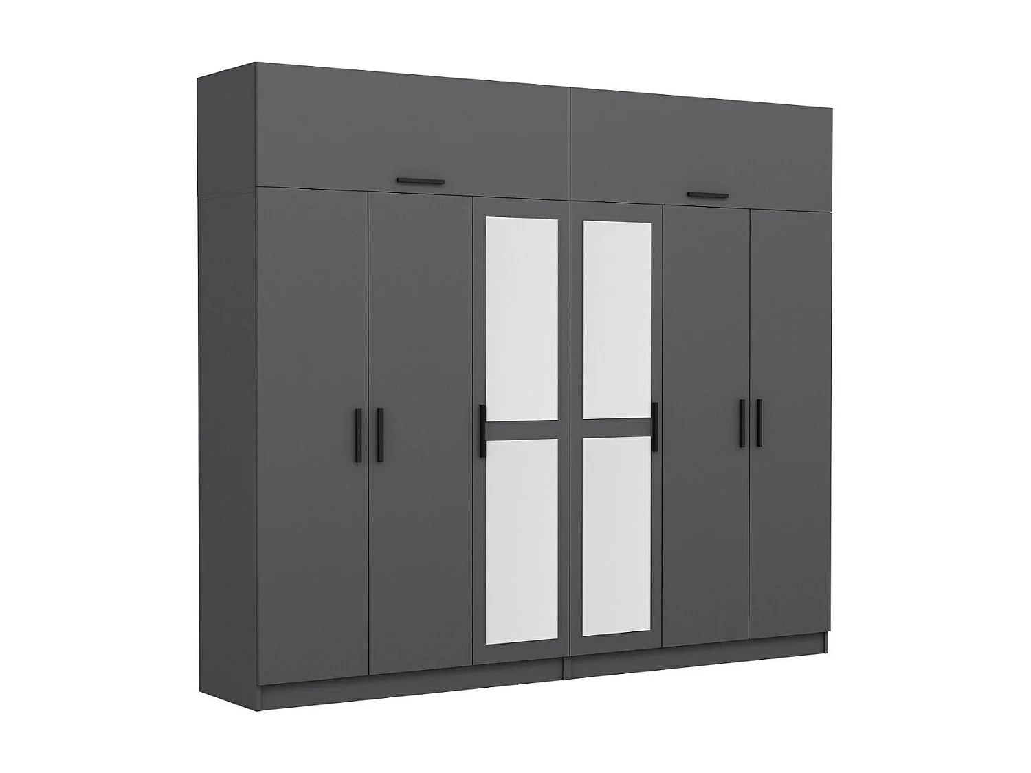 Armario Kale-5189 antracita 270x235x52 cm