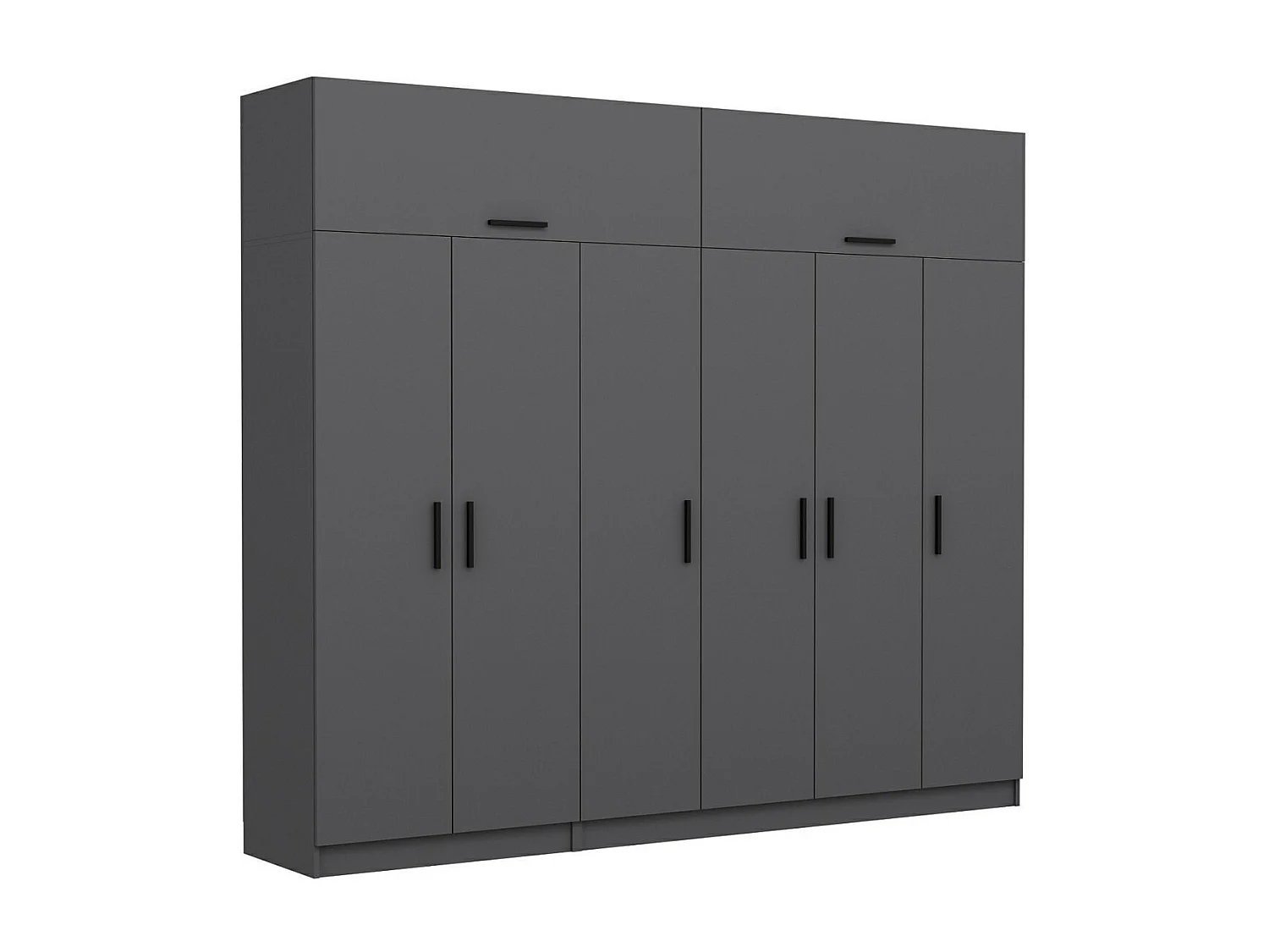 Armario Kale-5175 antracita 270x235x52 cm