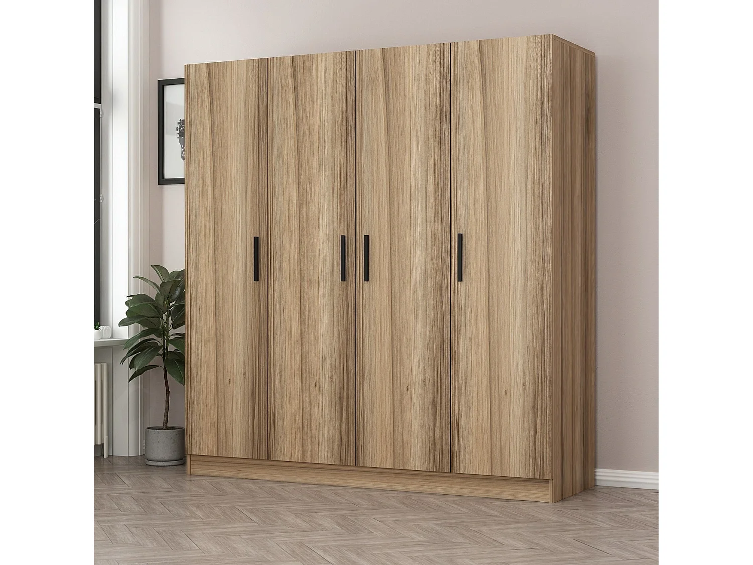 Armario Kale-7628 dore 180x210x52 cm