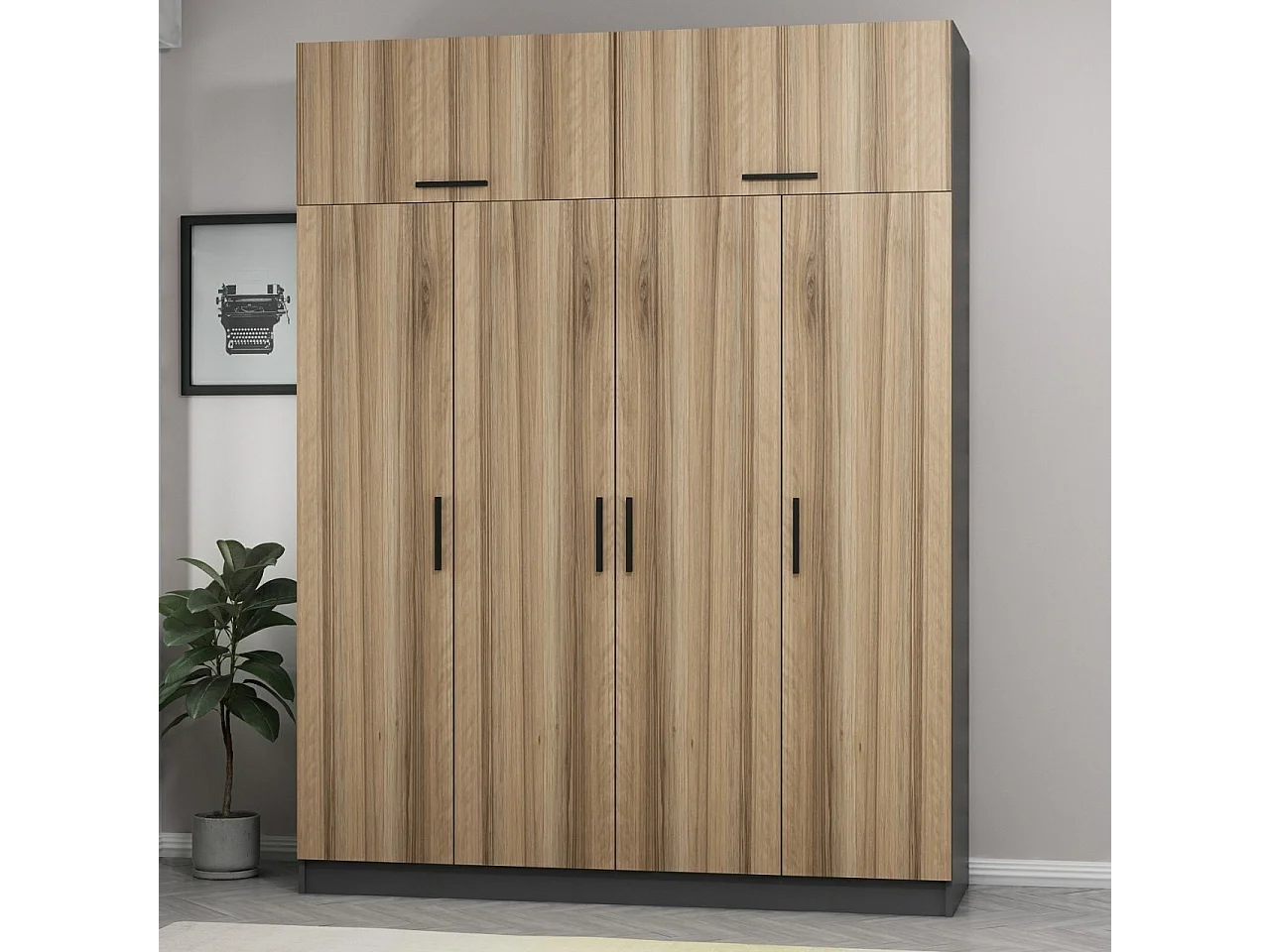 Armario Kale-5291 dore 180x255x52 cm