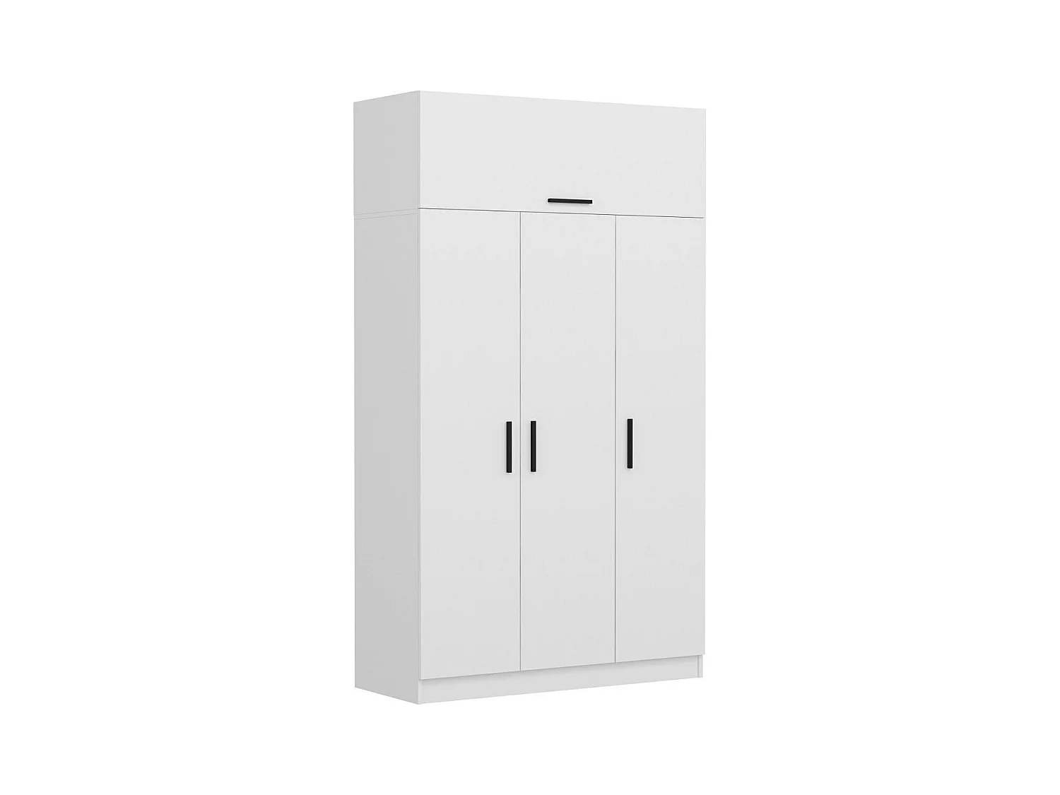 Armario Kale 3 Kapak 255 blanco 135x255x52 cm