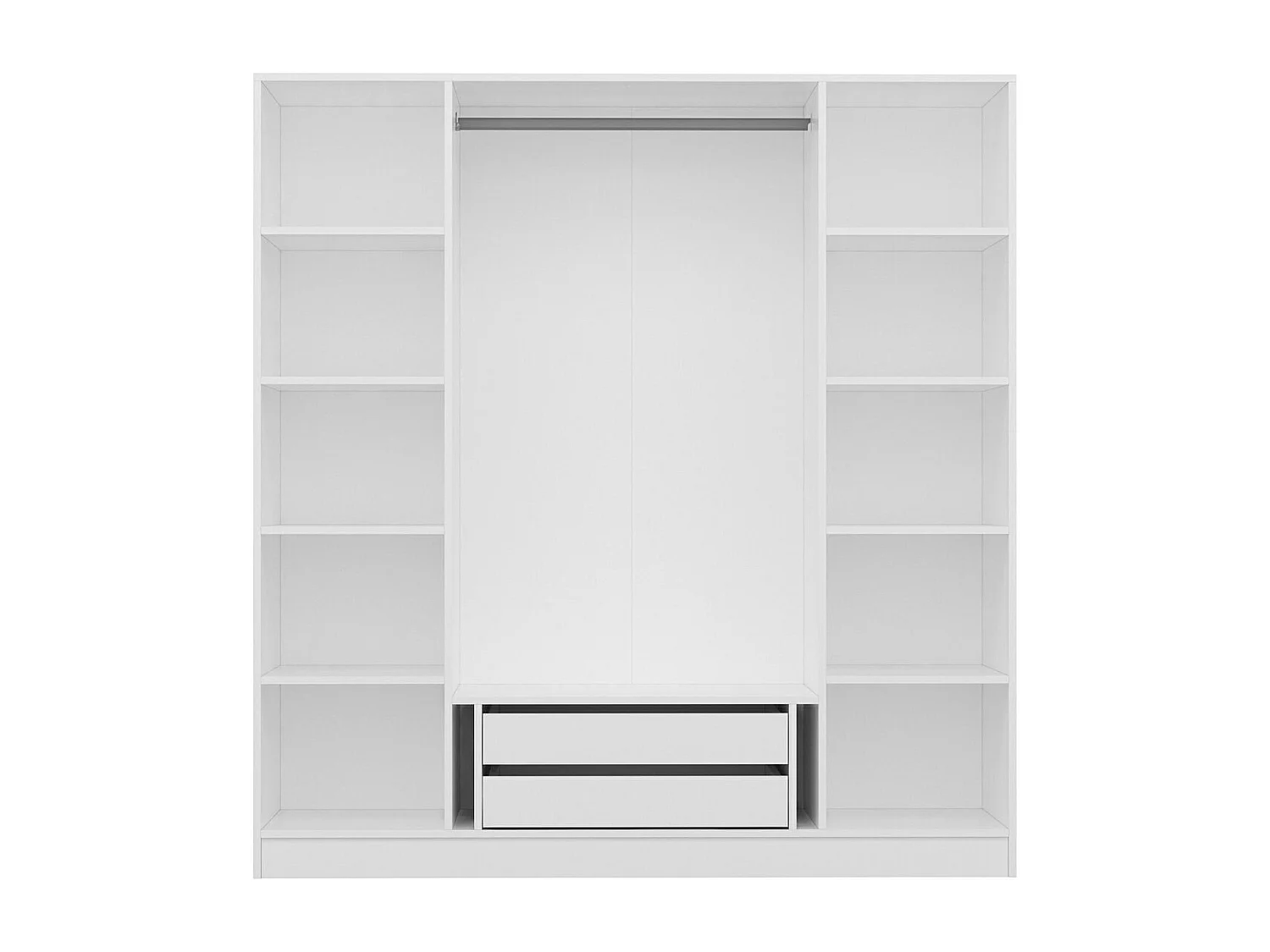 Armario Kale Mebran-4008 blanco 180x190x52 cm