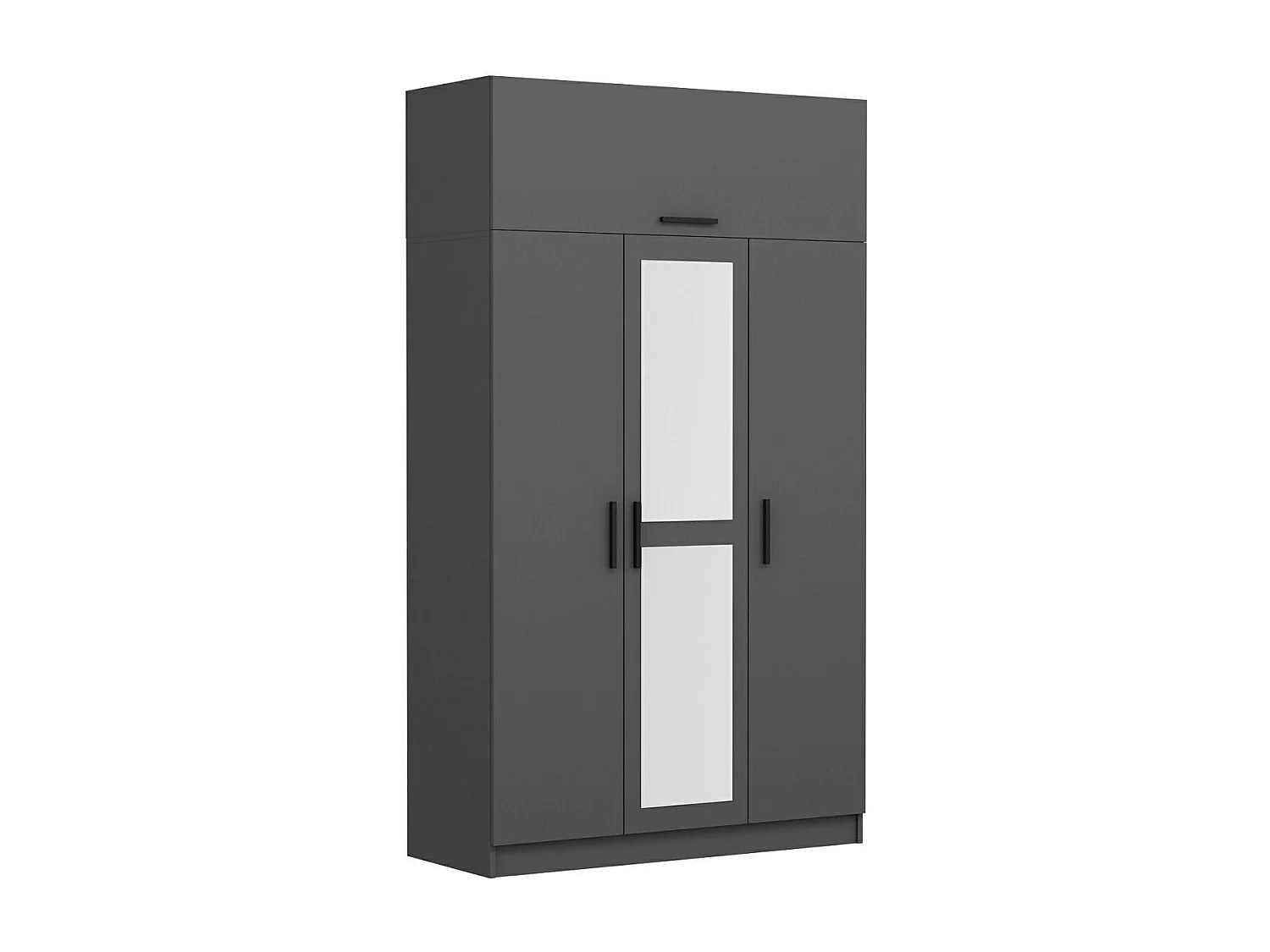 Armario Minar 3-235 antracita 135x235x52 cm