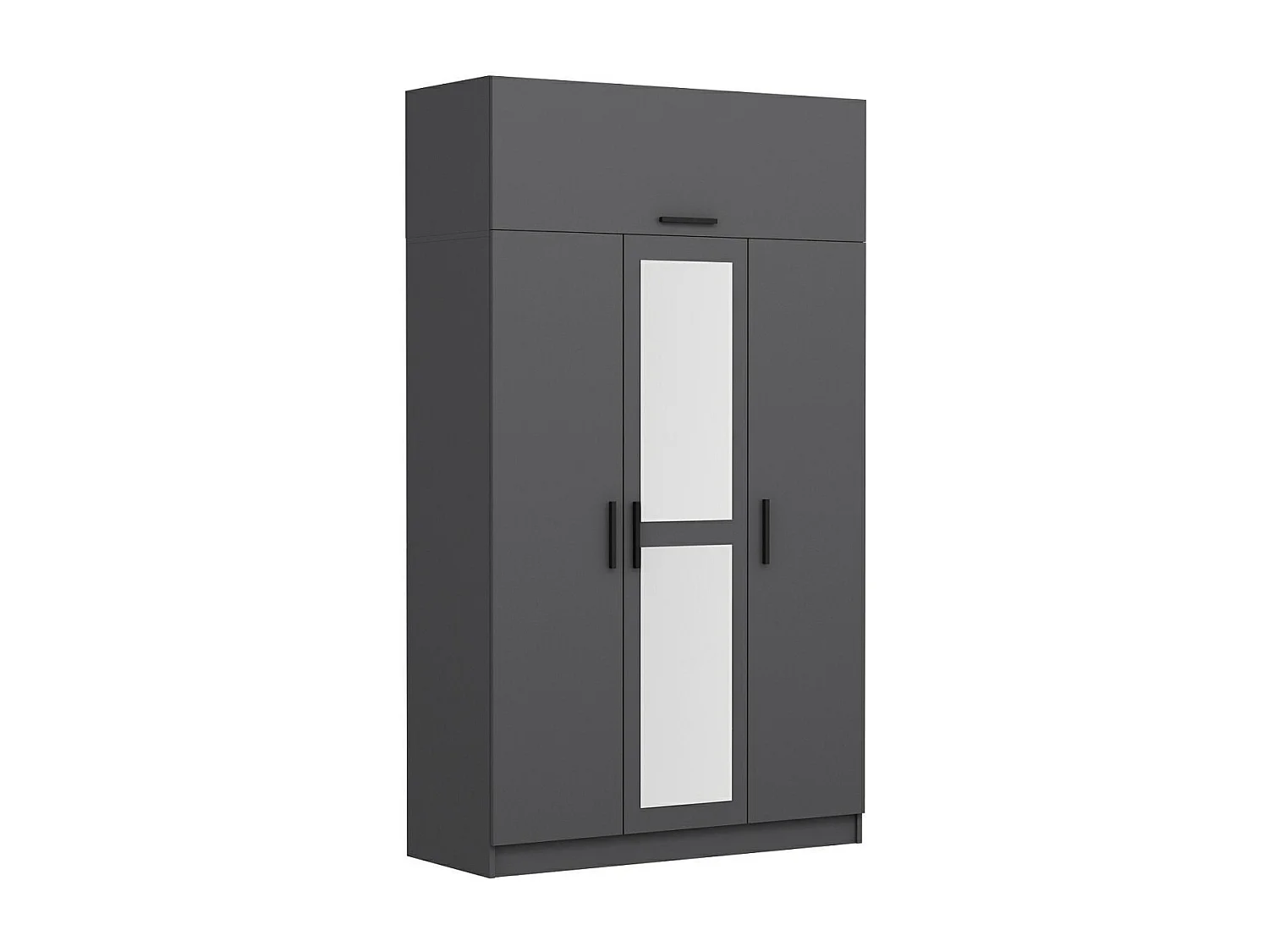 Armario Minar 3-235 antracita 135x235x52 cm