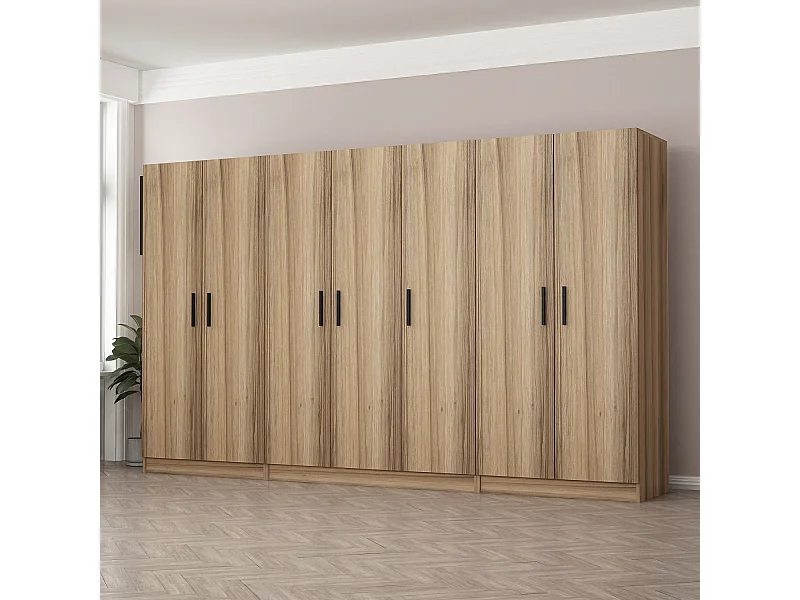 Armario Kale-7502 dore 315x190x52 cm