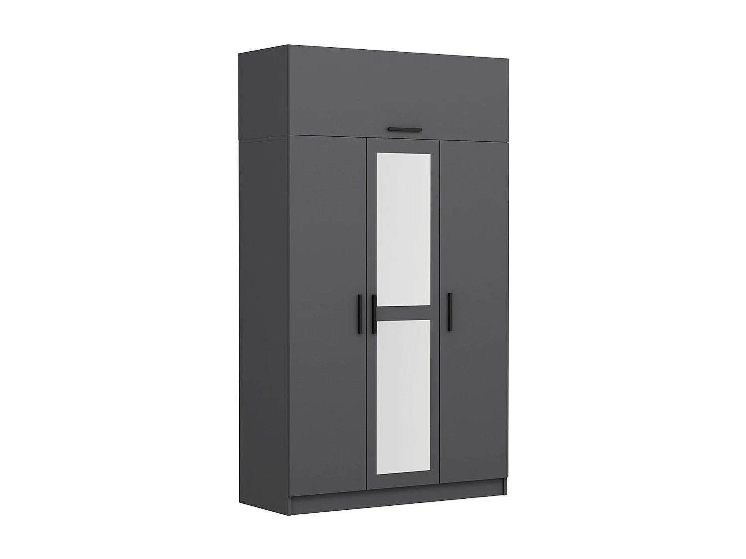 Armario Minar 3-255 antracita 135x255x52 cm