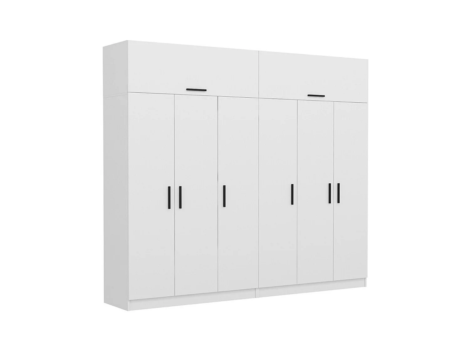 Armario Kale-3087 blanco 270x235x52 cm