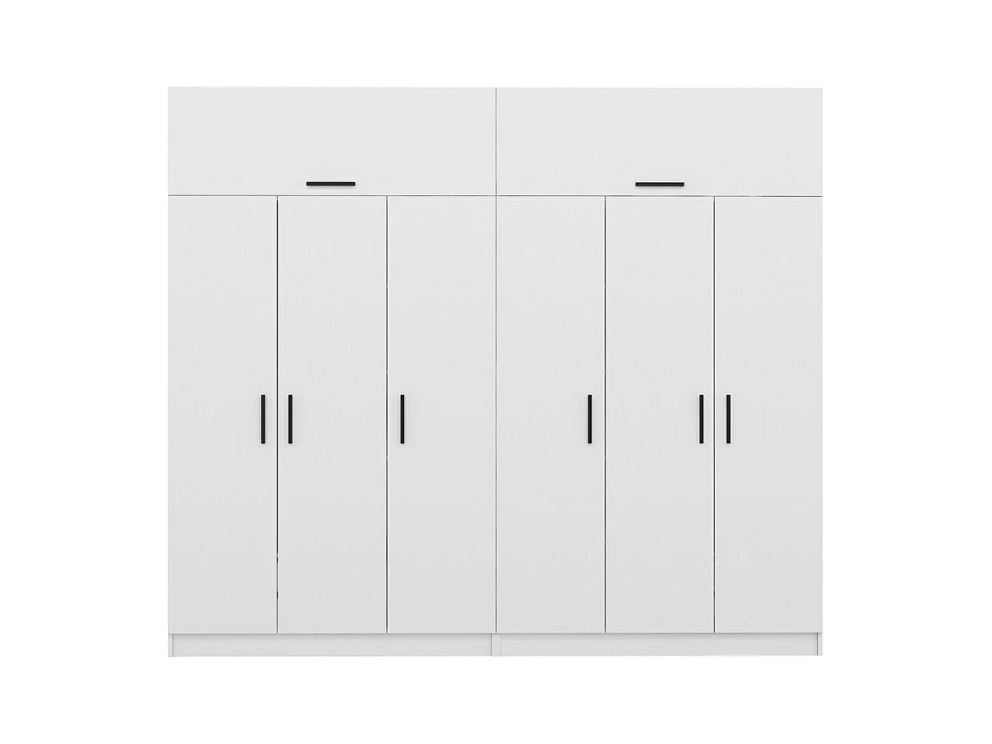 Armario Kale-3087 blanco 270x235x52 cm