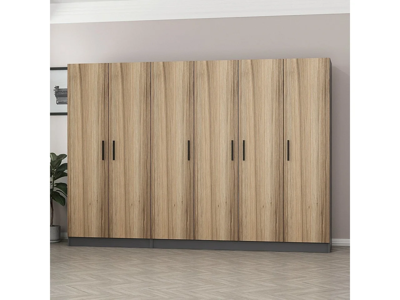 Armario Kale-5003 dore 270x190x52 cm