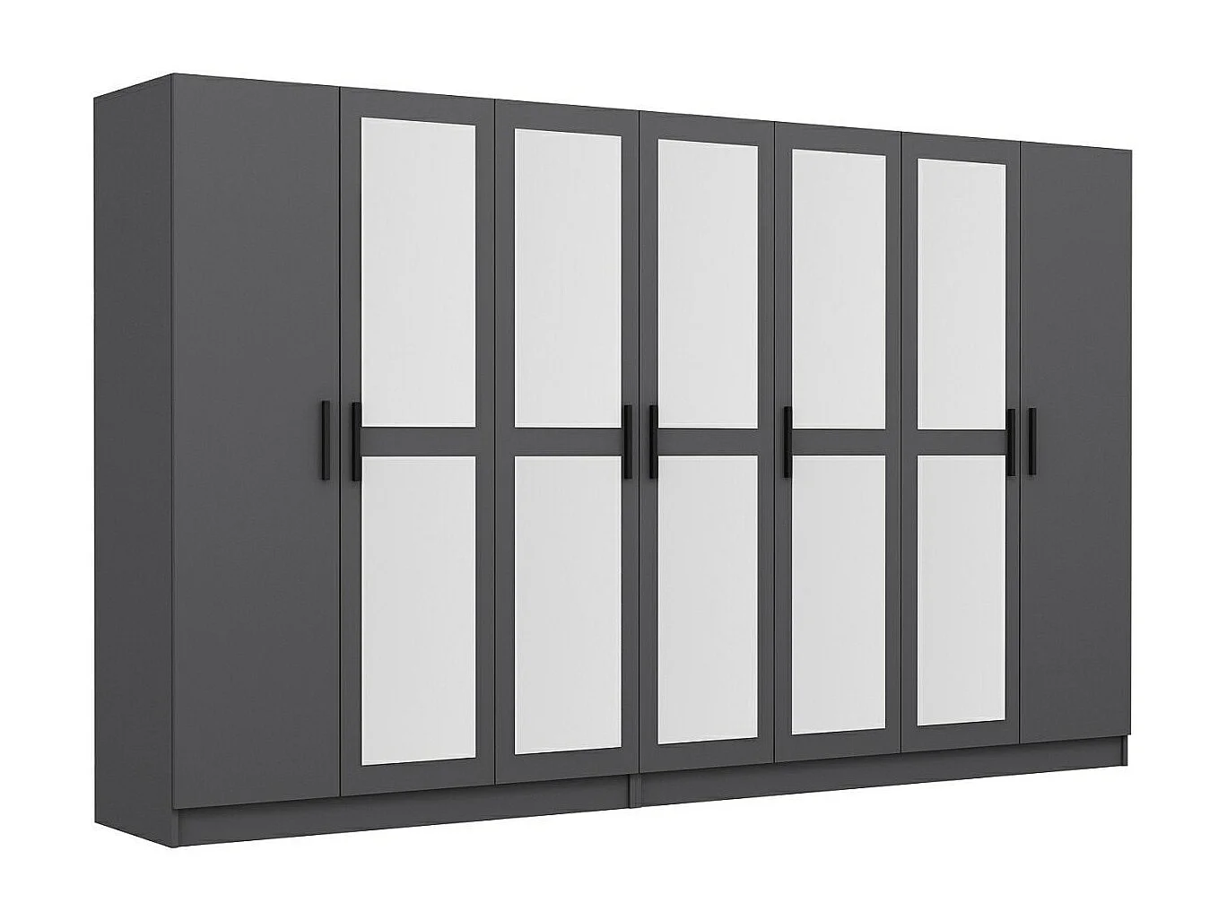 Armario Kale-4994 antracita 315x190x52 cm