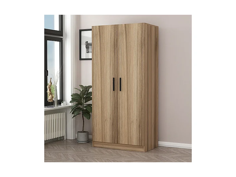 Armario Kale-190 color roble 90x190x52 cm