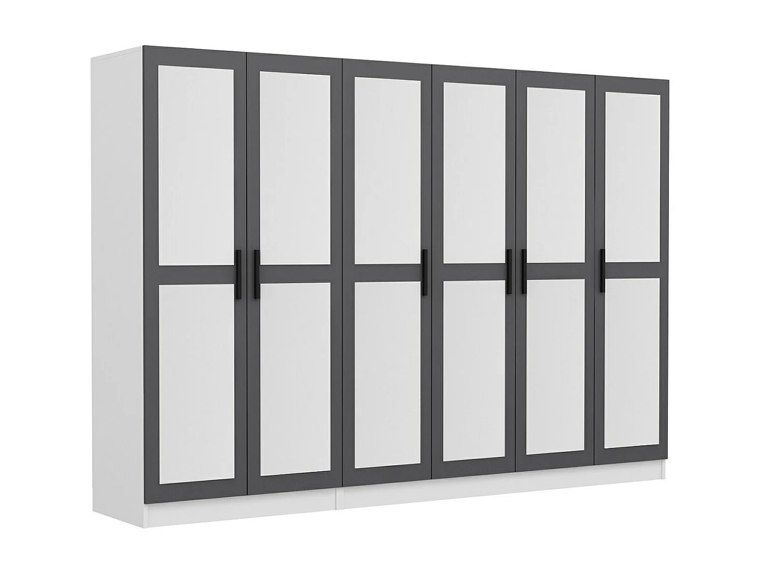 Armario Kale-5066 antracita 225x210x52 cm