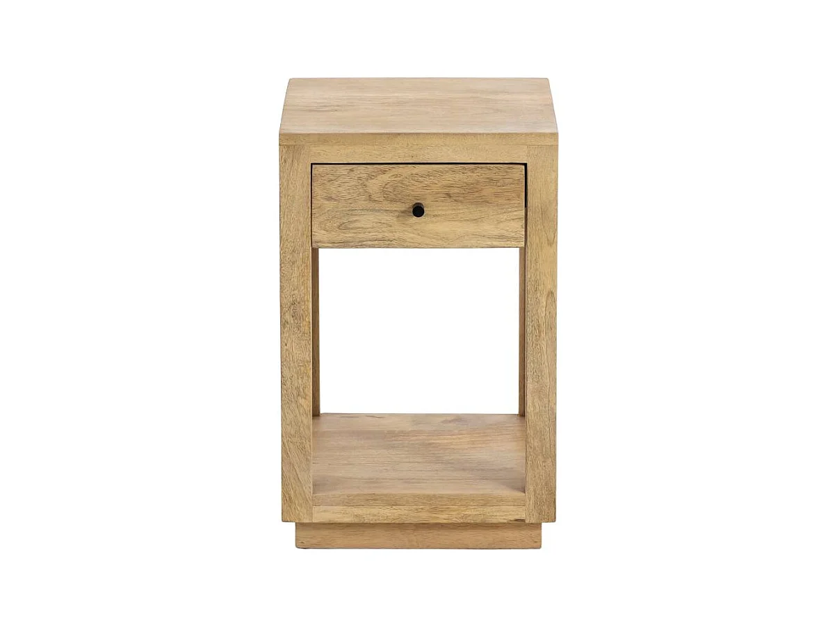 Table de chevet en bois de manguier Amara