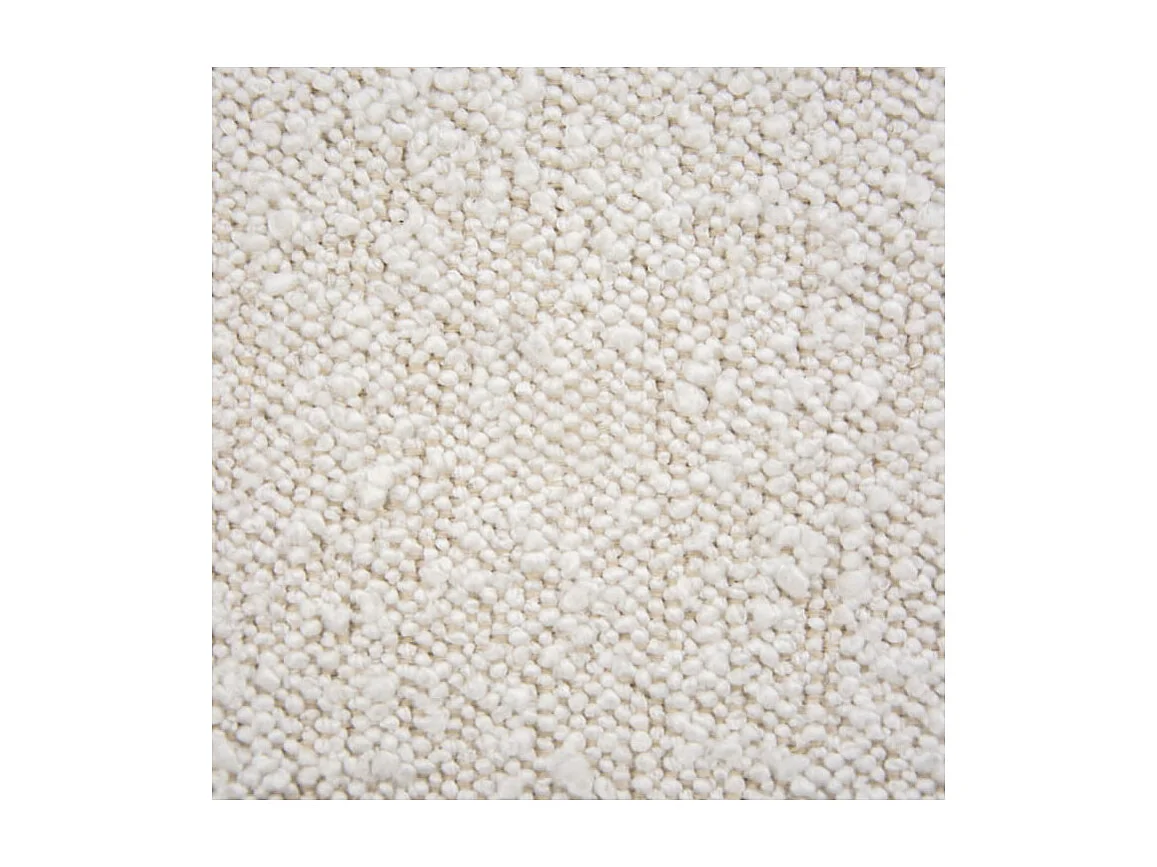 Lit FRESCA 160 x 200 cm - Tissu Bouclette Beige