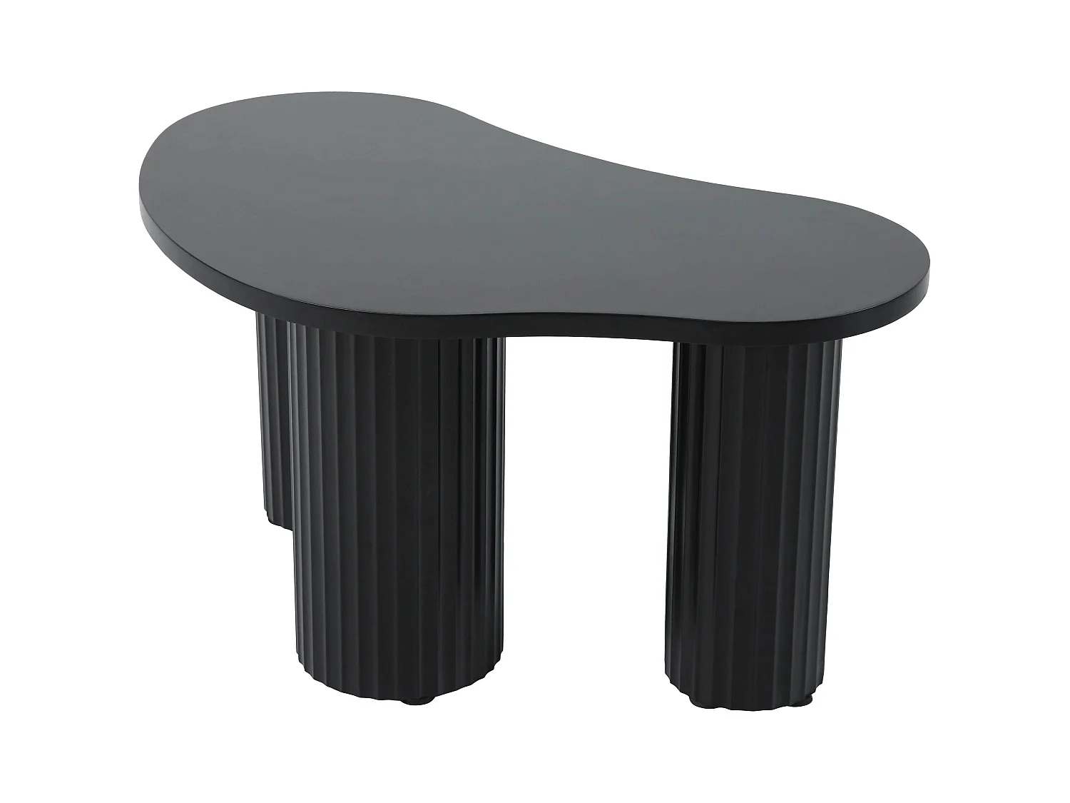 Table basse gigogne en mélaminé noir