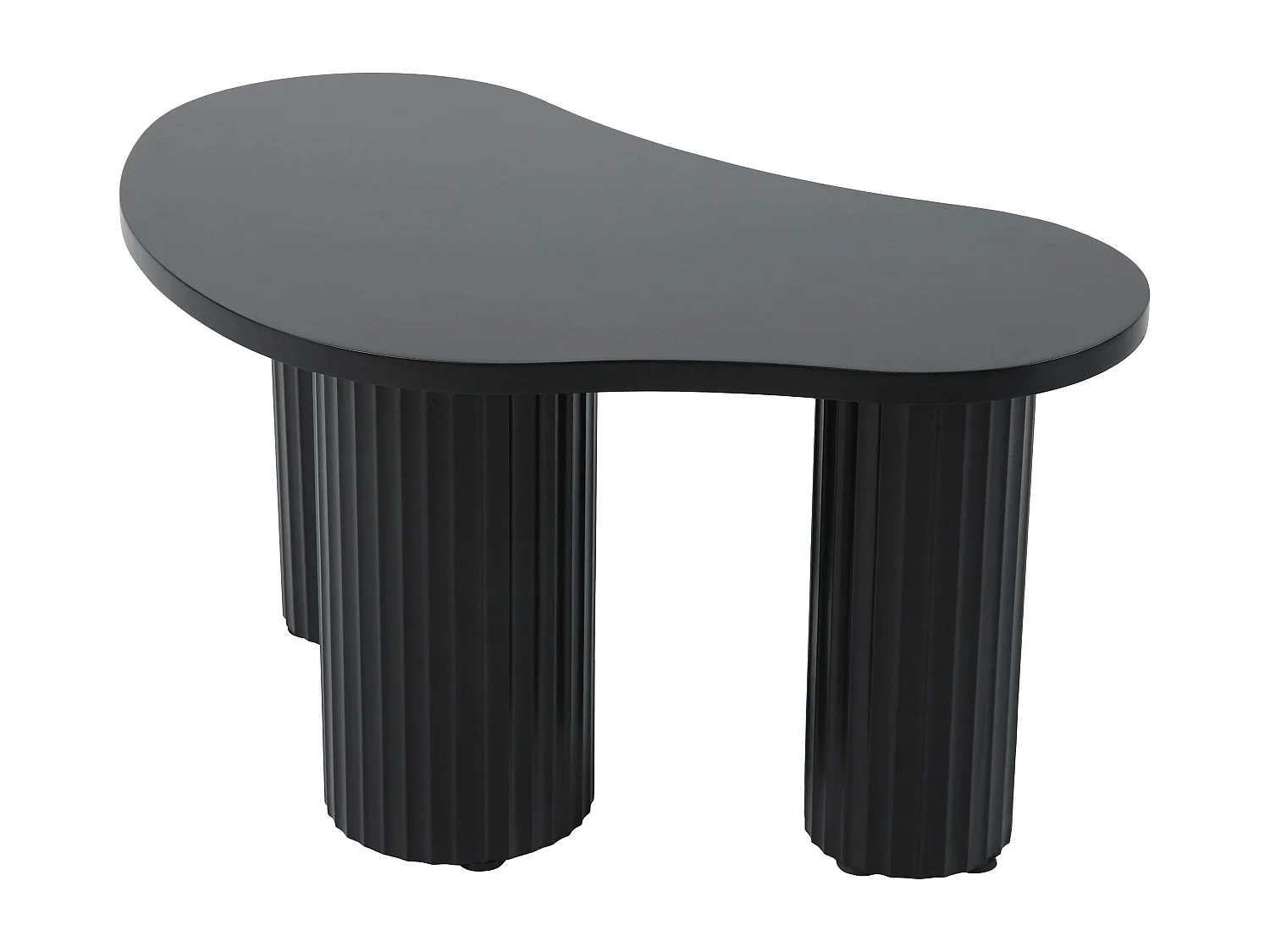 Table basse gigogne en mélaminé noir