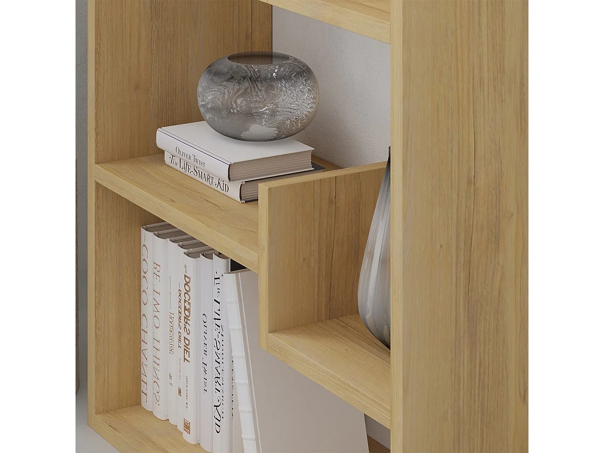 Bibliothek mit 5 Regalen H162,4 cm – KLAPO