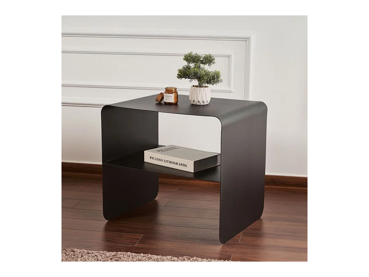 Bout de canapé métal H56 cm - SLOAN