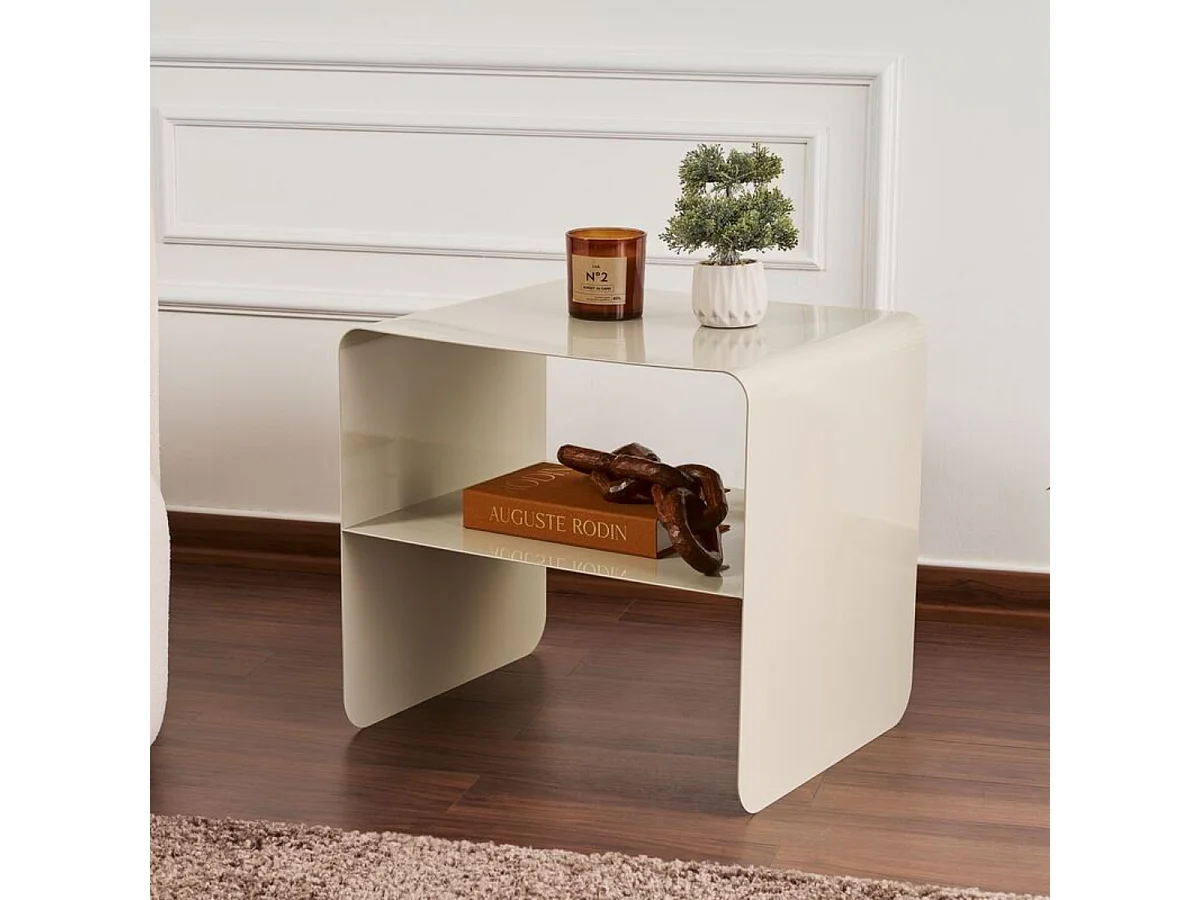 Bout de canapé métal H56 cm - SLOAN