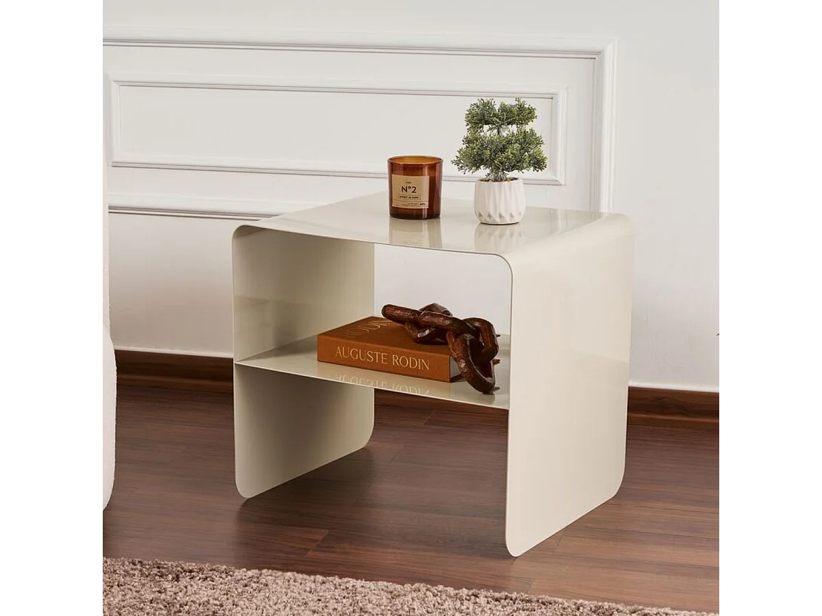 Bijzettafel met open nis H56 cm - SLOAN