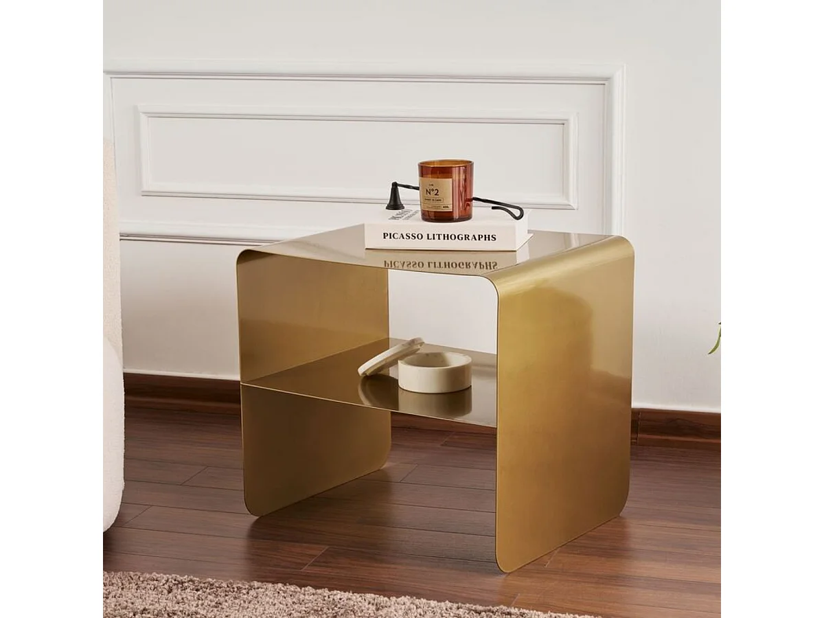 Bout de canapé métal H56 cm - SLOAN