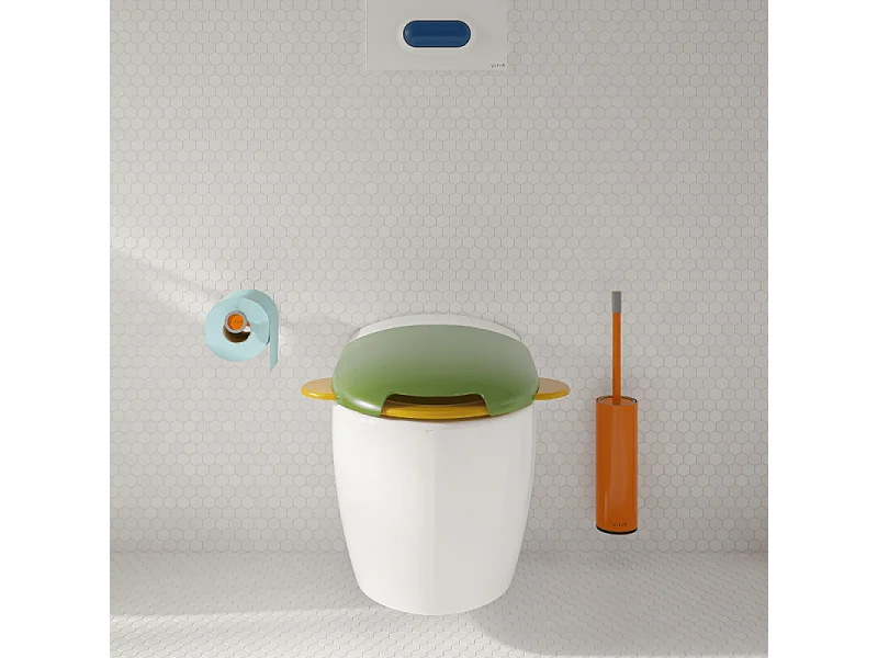 Abattant VITRA Sento Kids Vert et Jaune pour enfants