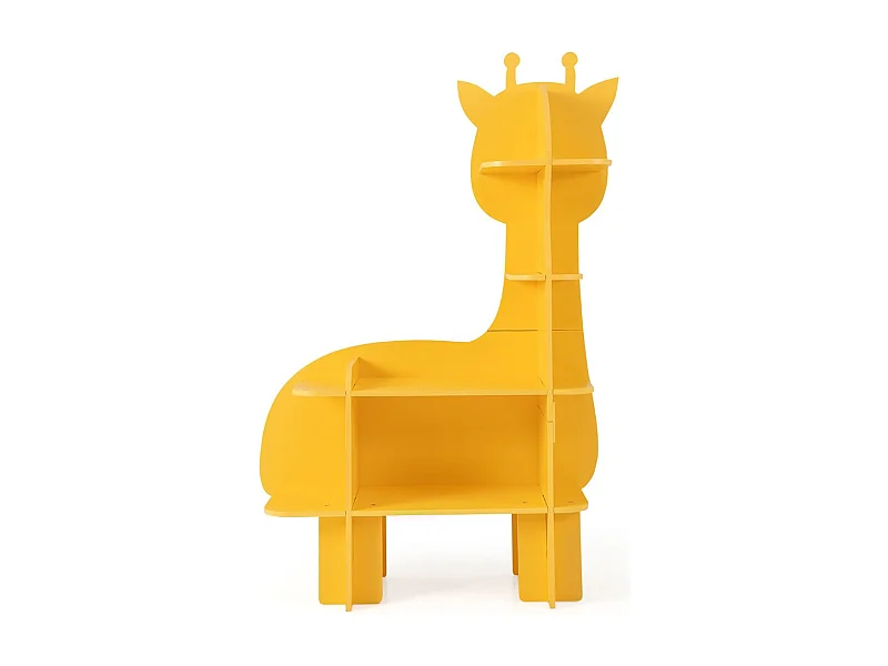 Giraffe Bücherregal für Kinder Spielzeug-Aufbewahrungsorganisator mit offenen Regalen