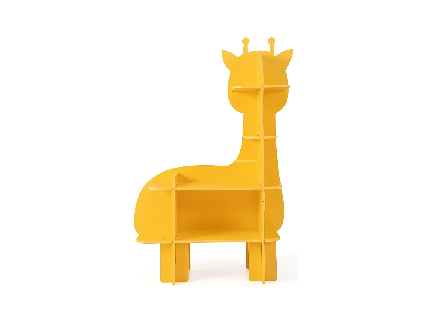Giraffe Bücherregal für Kinder Spielzeug-Aufbewahrungsorganisator mit offenen Regalen