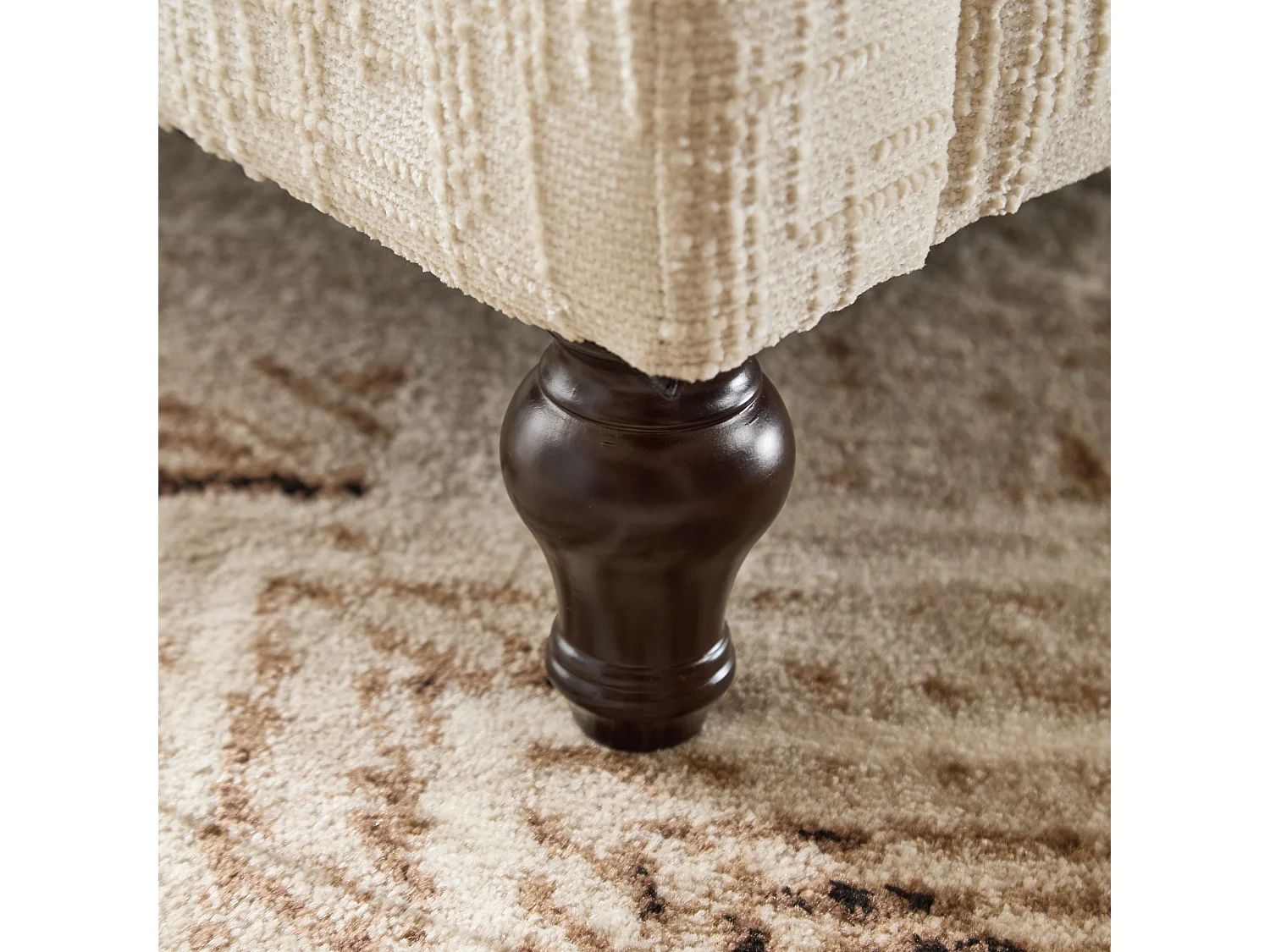 Canapé 2 places en chenille - avec LED, ports USB - double assise et dossier haut - Idéal pour salon ou petit bureau