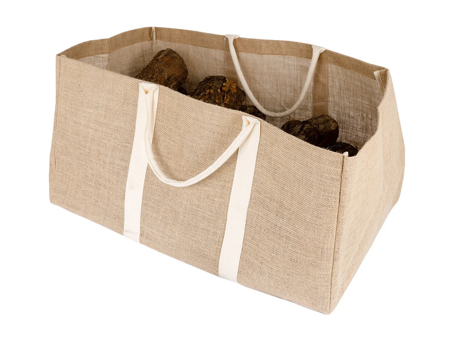Bolsa grande de yute para troncos - SOMAGIC