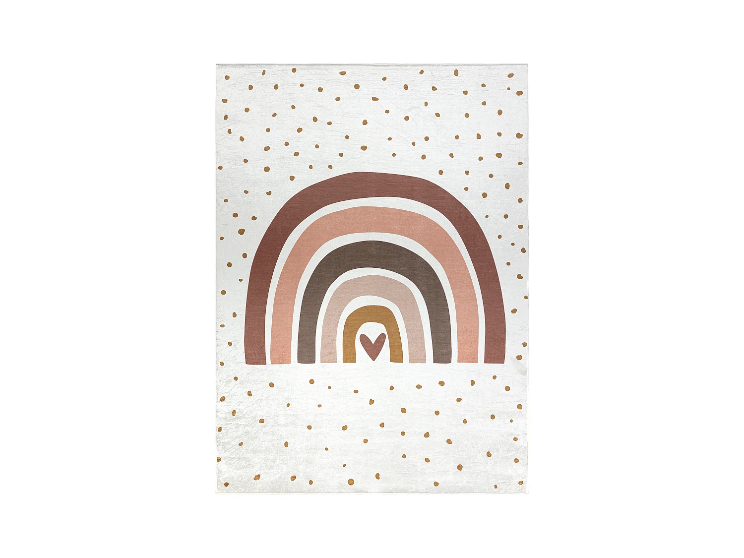 BAMBINO 46960 tapijt wasbaar Regenboog, stippen voor kinderen antislip 200x290 cm