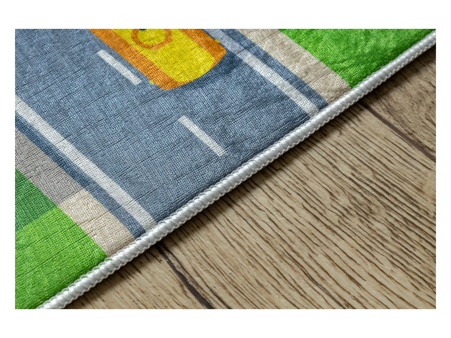 BAMBINO 2624 Waschteppich Stadt, Straßen für Kinder Anti-Rutsch - gr 200x290 cm