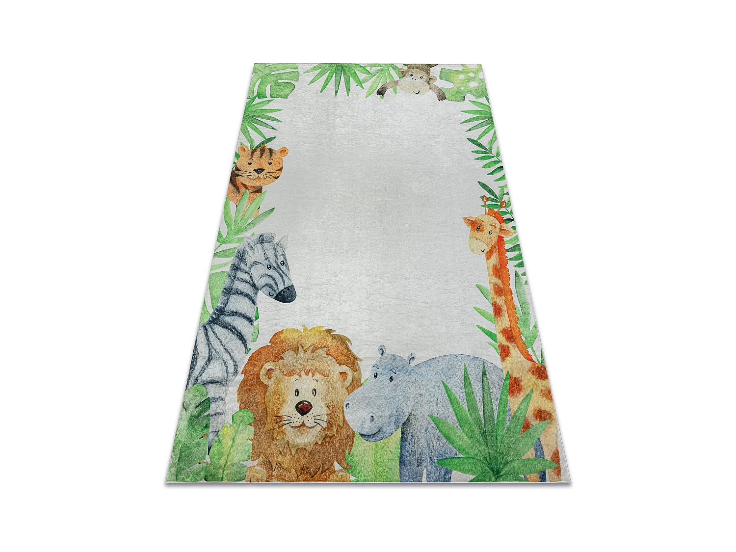 Tapis lavable BAMBINO 54090 Animaux, Afrique pour les enfants antidér 140x200 cm