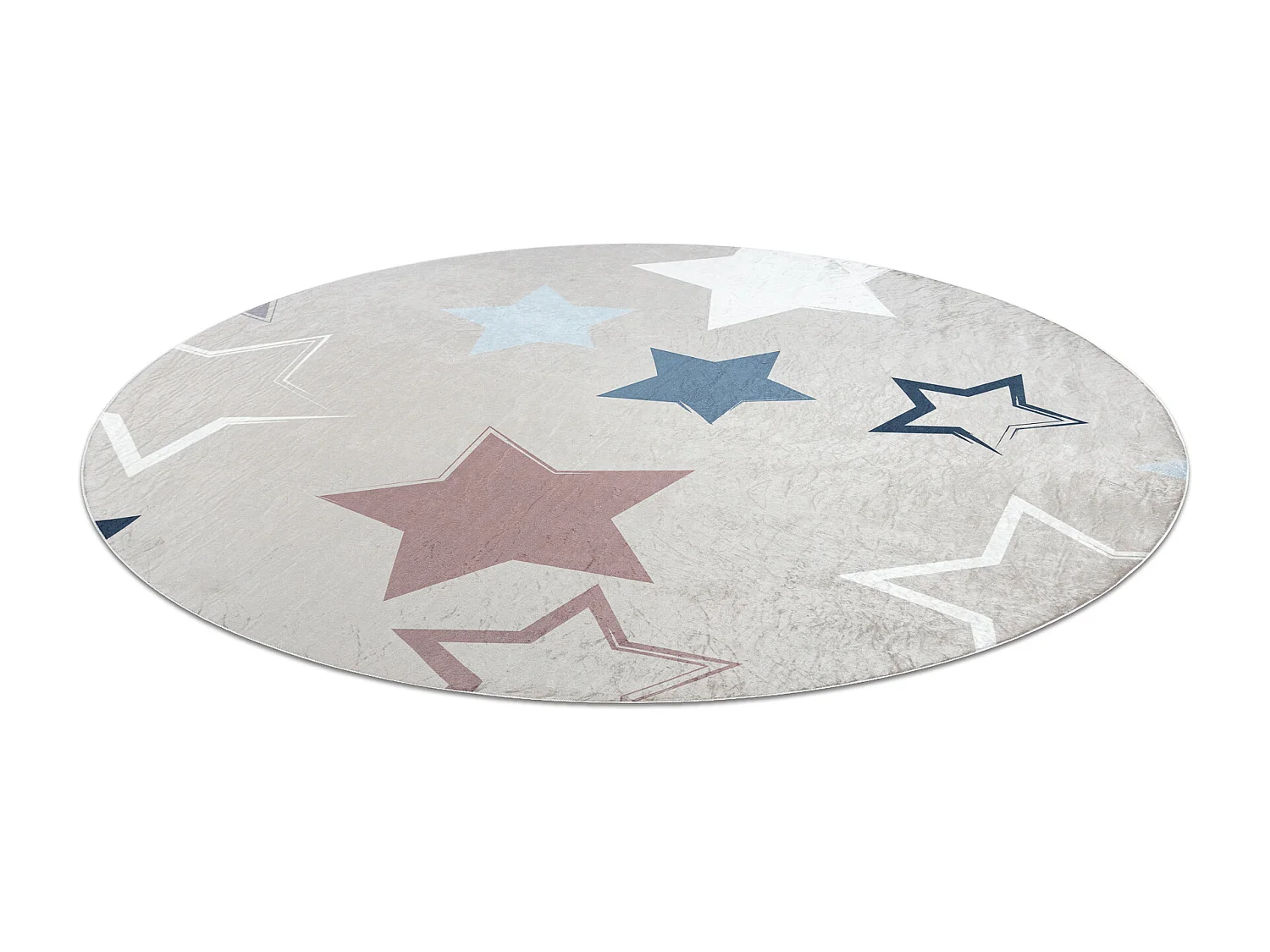 Tapis lavable BAMBINO 48130 cercle Étoiles pour les enfants antidéra cercle 100 cm