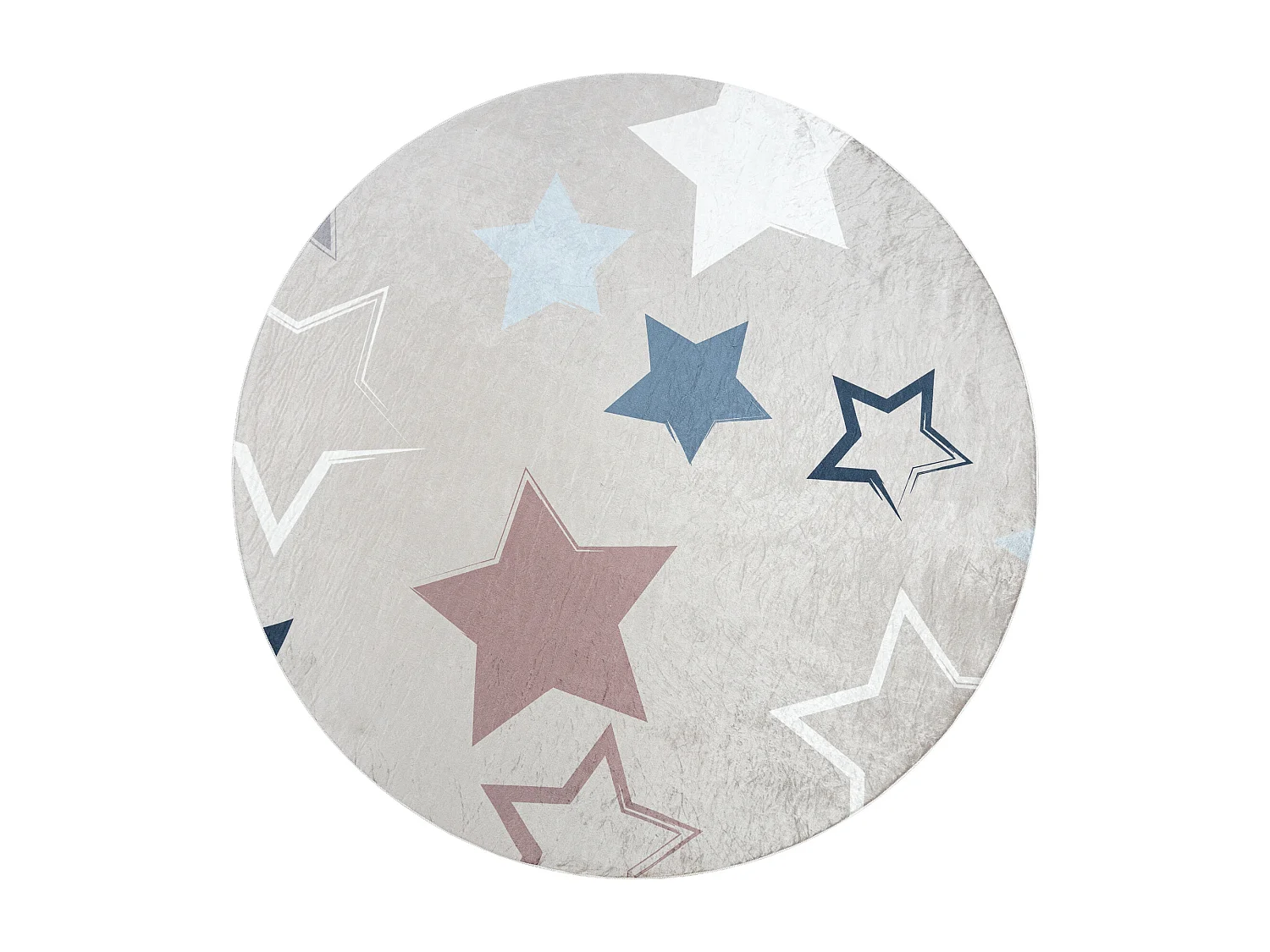 Tapis lavable BAMBINO 48130 cercle Étoiles pour les enfants antidéra cercle 100 cm