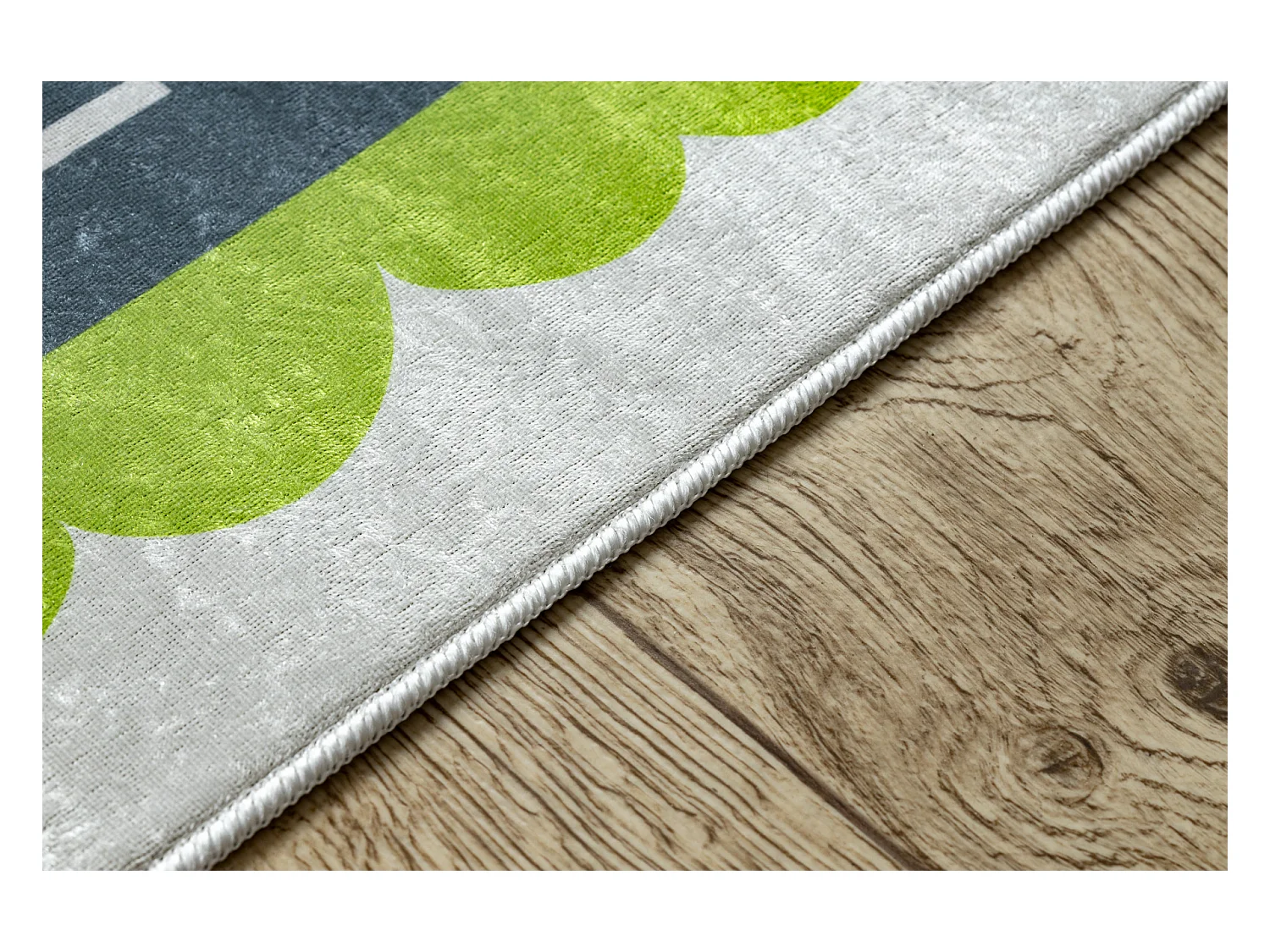 BAMBINO 2338 tapijt wasbaar Graafmachine dieren voor kinderen antislip 200x290 cm