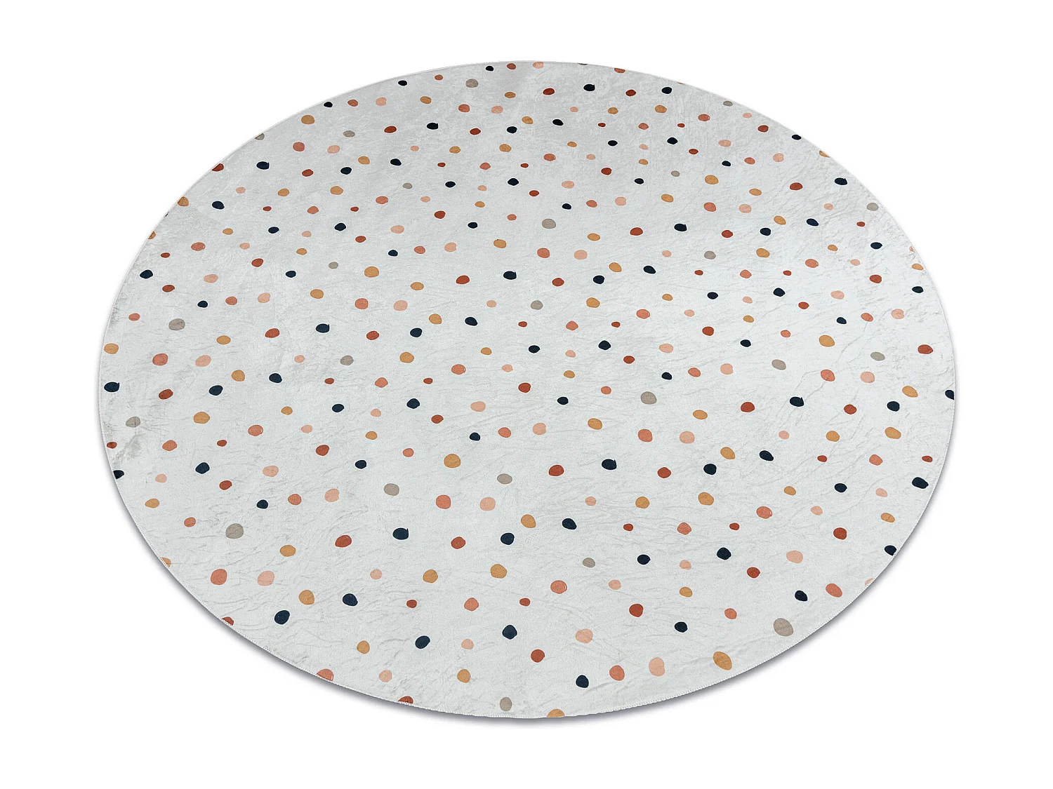 Tappeto lavabile BAMBINO 47890 cerchio Punti per bambini antiscivolo - cercle 120 cm