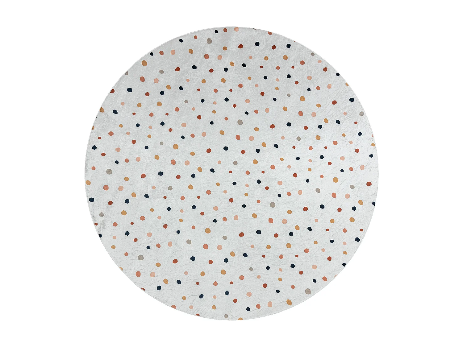 Tappeto lavabile BAMBINO 47890 cerchio Punti per bambini antiscivolo - cercle 120 cm