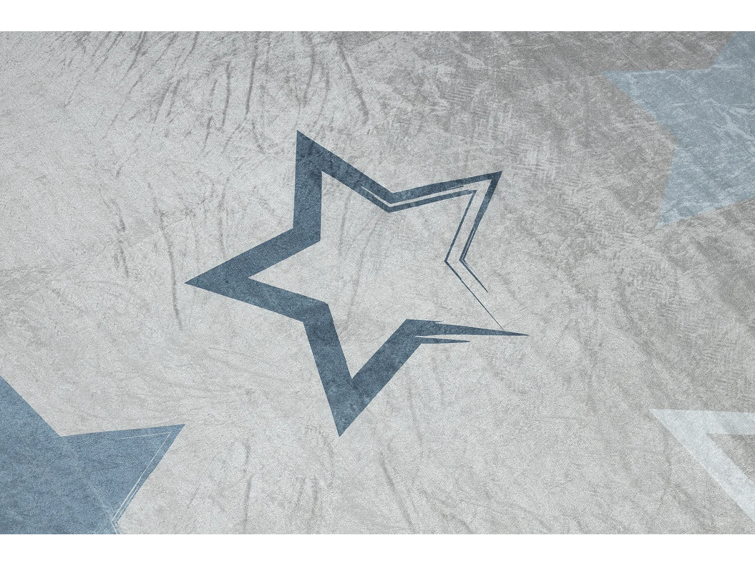 Alfombra lavable BAMBINO 48130 Estrellas para niños antideslizante -  140x200 cm