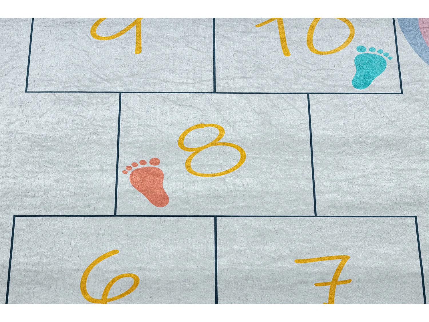 Tapis lavable BAMBINO 43092 Animaux, nombres pour les enfants antidér 80x150 cm