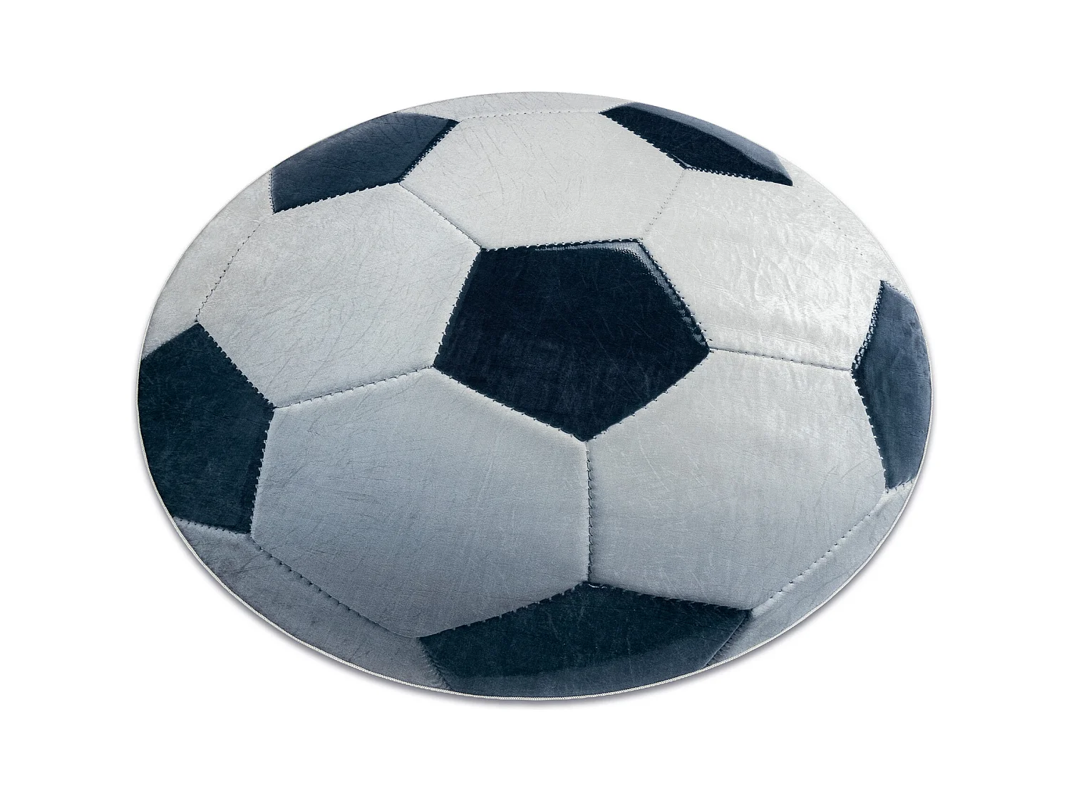 BAMBINO 38540 cirkel tapijt wasbaar - voetbal voor kinderen antislip - cercle 120 cm