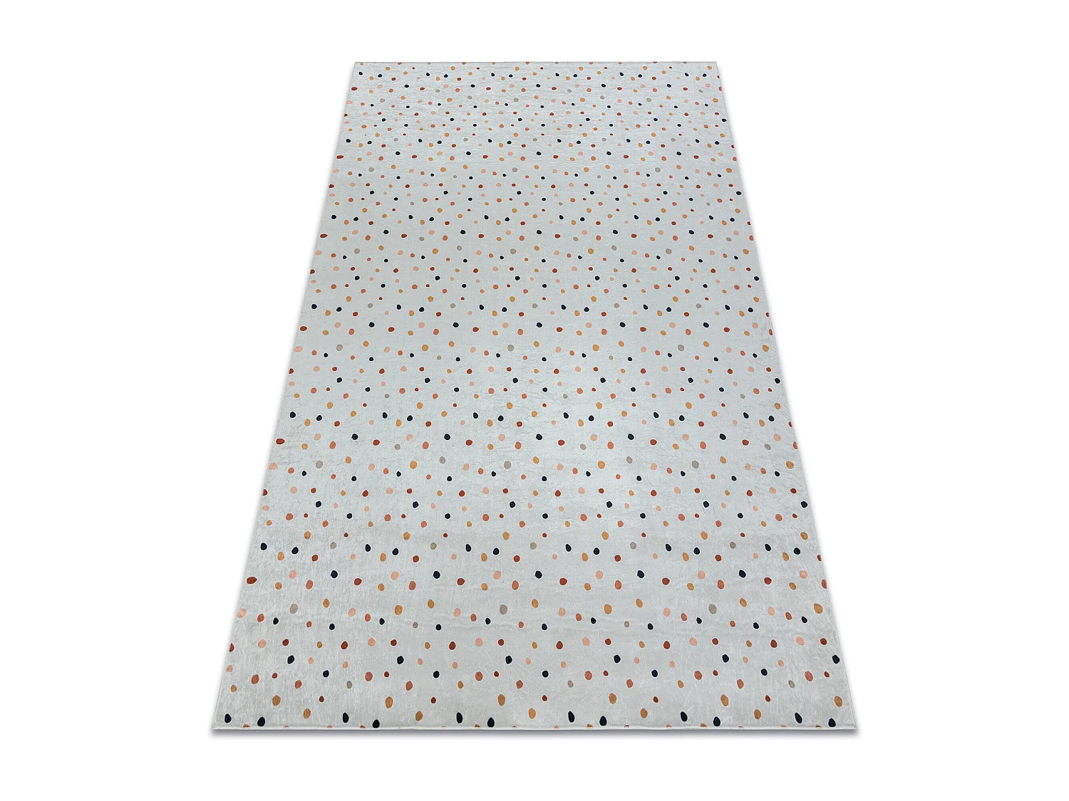 Tapis lavable BAMBINO 47890 Points pour les enfants antidérapant - bl 80x150 cm
