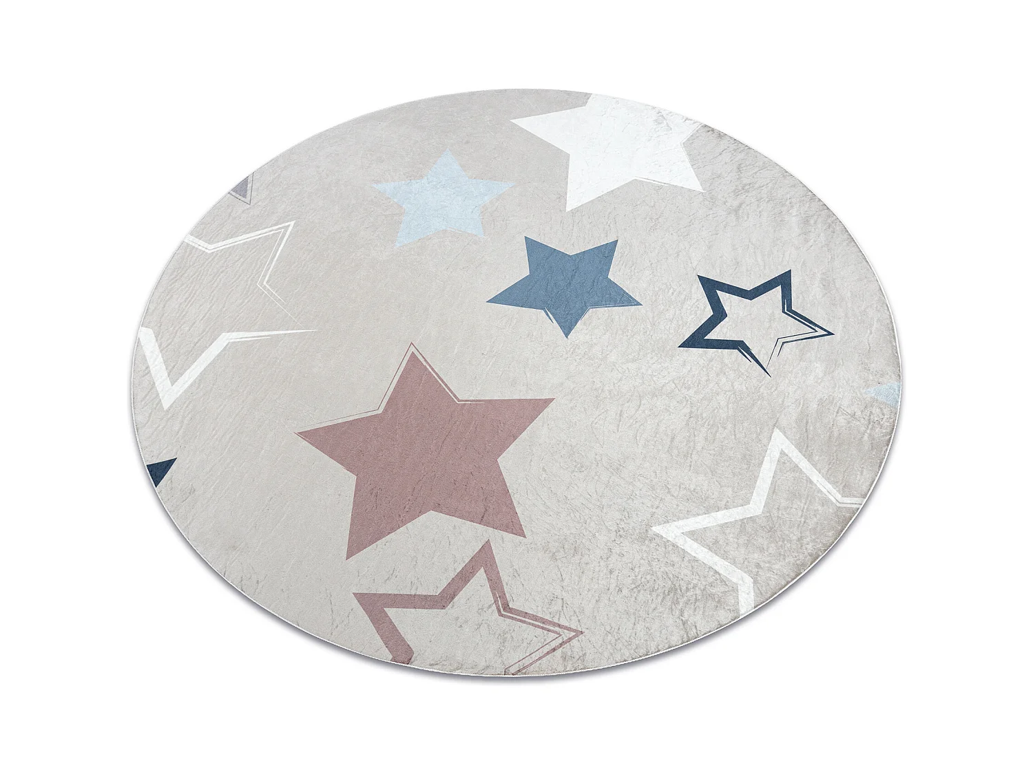 Tapis lavable BAMBINO 48130 cercle Étoiles pour les enfants antidéra cercle 120 cm